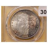PCGS 1904-O Morgan Silver Dollar in MS63