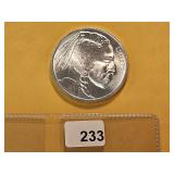 One Troy Ounce .999 Fine Silver Art Round