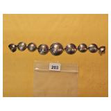 Australian Silver 8-Coin Bracelet