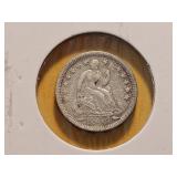 1854-O Seated Liberty Silver Half Dime