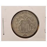 Better Grade 1867 Shield Nickel