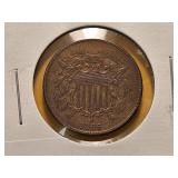Better Grade 1866 Two Cent Piece