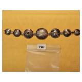 Australian Silver 7-Coin Bracelet