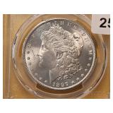 Better Grade PCGS 1897-S Morg. Silver $1 in MS63
