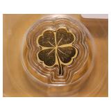 PERFECT GOLD! ICG .999 Lucky Clover in MS70