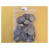 Fifty mixed Liberty V Nickels