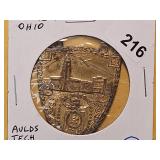 Brass Medal from Columbus Ohio