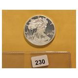 One Troy Ounce .999 Fine Silver Art Round
