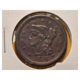 Better Grade 1856 Braided Hair Large Cent