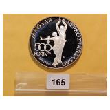 GEM Proof 1980 Hungary Silver 500 Forint