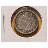 Better Grade 1858-O Seated Liberty Silver Dime