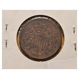 1867 Two Cent Piece