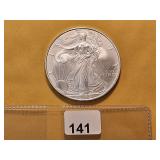 GEM BU 2005 American Silver Eagle