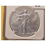 NGC 2012(S) American Silver Eagle in MS69