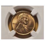 GEM! NGC 1936 Wheat Cent in MS66 RD