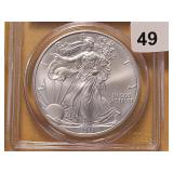 PCGS 2011 American Silver Eagle in MS69
