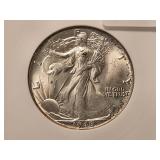 ANACS 1946 Walking Liberty Silver 50c in MS64