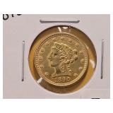 GOLD! Bright AU 1890 Liberty Head $2.5 Gold