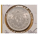 BU 1943 Mexico Silver Peso