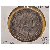 1902 German Silver 5 Marks