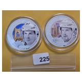 Two 1-Troy Ounce .999 Fine Rounds
