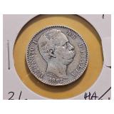 1882 Italy Silver 2 Lire