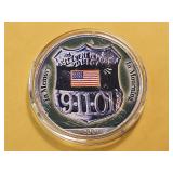 2001 Colorized American Silver Eagle