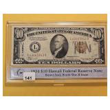 HAWAII! Series 1934-A $10 Federal Reserve Note