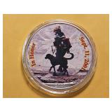2001 Colorized American Silver Eagle