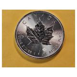 GEM BU 2015 Canadian Silver Five Dollars