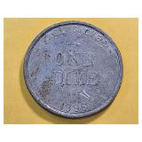 RARE! 1896 Bryan Money One Dime Token