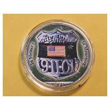 2001 Colorized American Silver Eagle