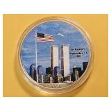 2001 Colorized American Silver Eagle