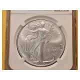 NGC 2026 American Silver Eagle in MS69