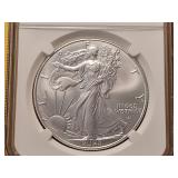 NGC 2026 American Silver Eagle in MS69