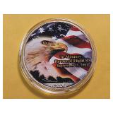 2001 Colorized American Silver Eagle
