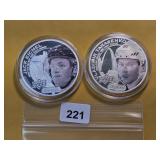 Two 1-Troy Ounce .999 Fine Rounds