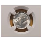 GEM! NGC 1947 Roosevelt Dime in MS66