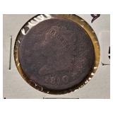 1810 Coronet Head Large Cent