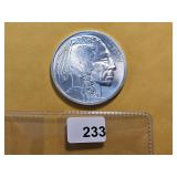 One Troy Ounce .999 Fine Silver Art Round