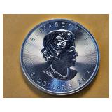 GEM! BU 2014 Canada Silver Five Dollar