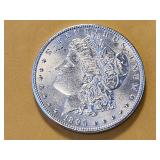 AU 1896 Morgan Silver Dollar