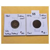 Two Better Date Indian Head Cents