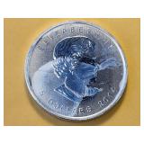 GEM! BU 2014 Canada Silver Five Dollar