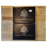 Two US Mint Premier Silver Proof Sets