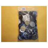 Two Pounds of Mixed World Coins