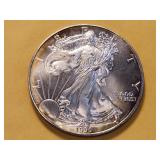 Semi-Key! Gem BU 1999 American Silver Eagle