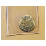 GOLD! Brilliant AU 1865 Mexican Wedding Token
