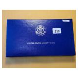 US Mint 1986 Proof Liberty Silver Dollar