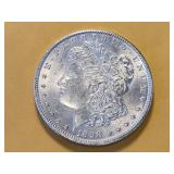 AU 1898 Morgan Silver Dollar